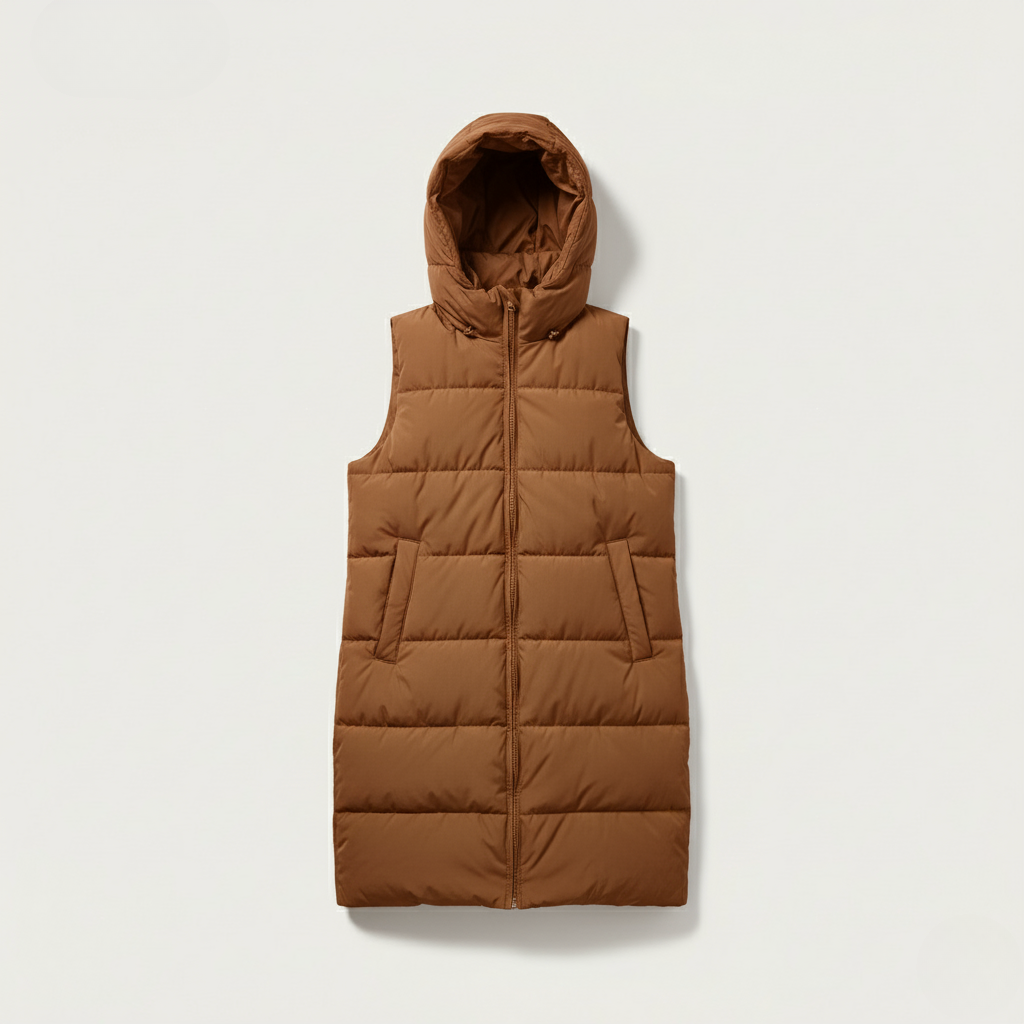 Kensi Long Puffer Vest